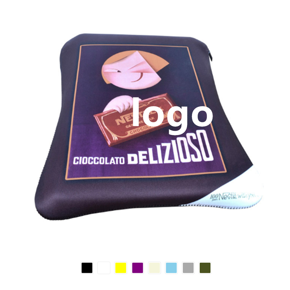 Creative Zippered Padded Laptop Sleeve Bag with Logo