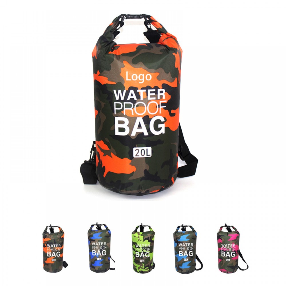 Logo Branded Camouflage Floating Waterproof Dry Bag