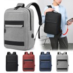 17 Inch Travel Laptop Backpack With USB Charging with Logo