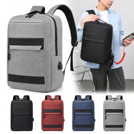 17 Inch Travel Laptop Backpack With USB Charging with Logo  17 Inch Travel Laptop Backpack With USB Charging with Logo