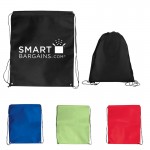 Jumbo Non-Woven Drawstring Cinch-Up Backpack with Logo