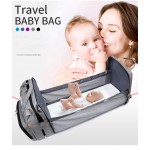 Multifunctional Baby Diaper Bag Outdoor Baby Bed Backpack with Logo