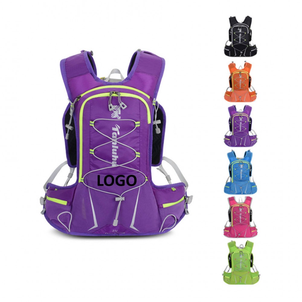 Cycling Running Hydration Vest Backpack with Logo
