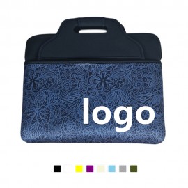 Custom Neoprene Business Style Laptop Sleeve Bag With Carrying Handle  Custom Neoprene Business Style Laptop Sleeve Bag With Carrying Handle