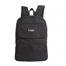 Nylon Laptop Backpack with Logo