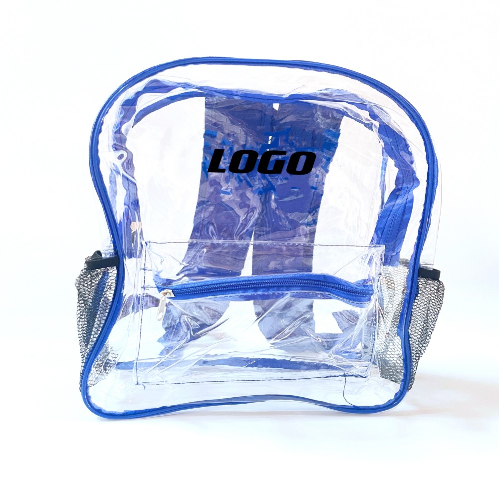 Logo Branded Clear Backpack