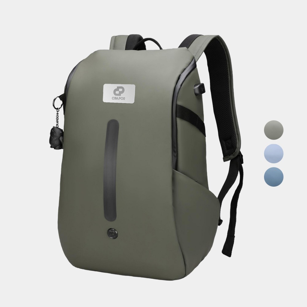 SwissDigital LAMONE USB Charging Port Stylish LED Backpack with Logo
