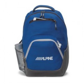 Rangeley Laptop Backpack - Royal Blue with Logo