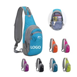 Logo Branded Waterproof Crossbody Sling Hiking Shoulder Bag