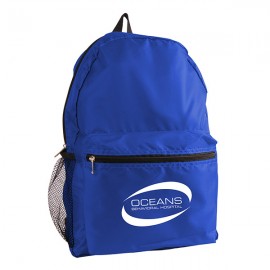 Logo Branded Nylon Backpack - Printed (Colors)