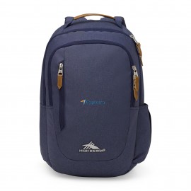 Logo Branded High Sierra Haidan Laptop Backpack - Navy Heather