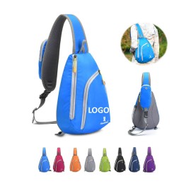 Outdoor Hiking Diagonal Shoulder Bag with Logo