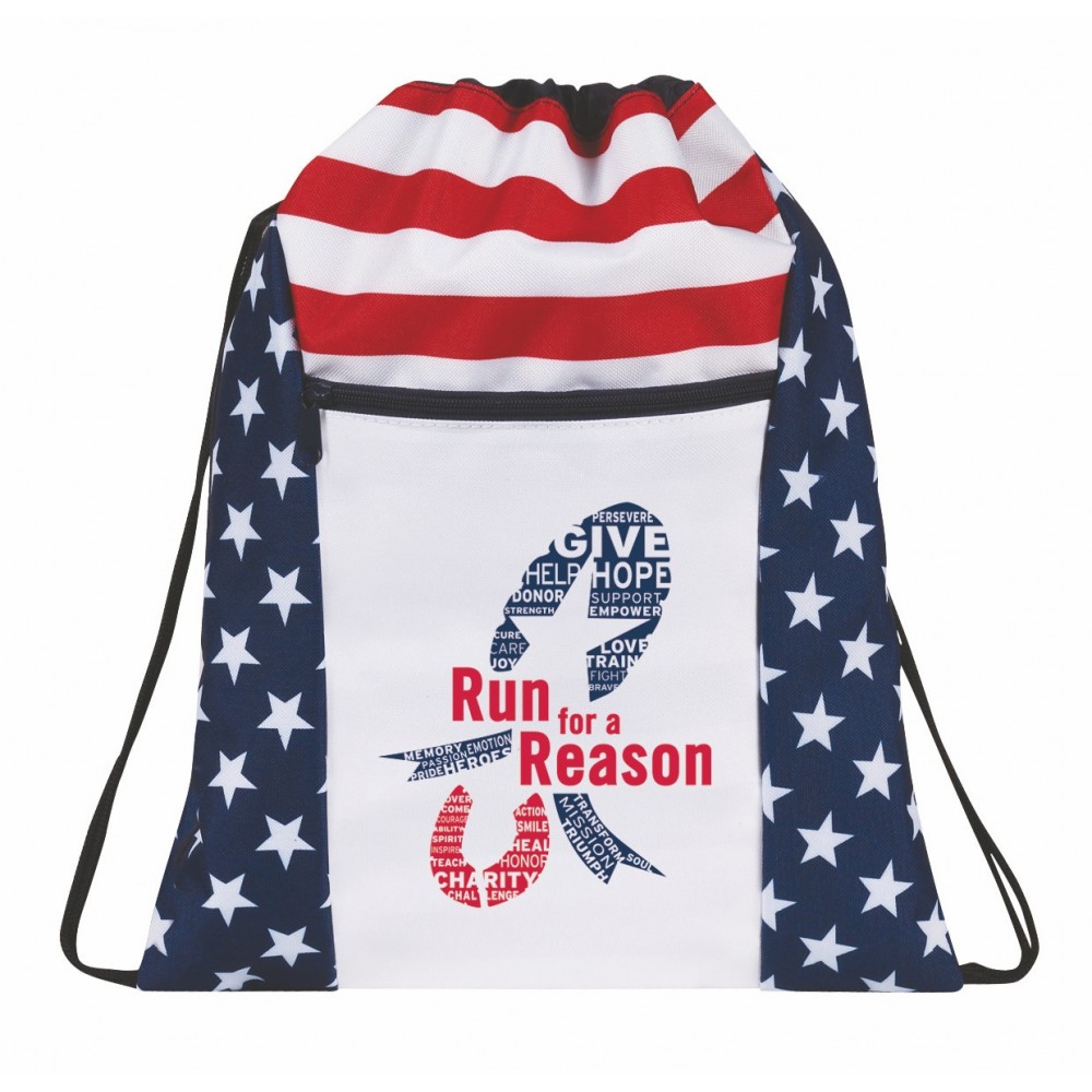 Promotional Stars and Stripes Backpack