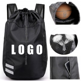 Custom Drawstring Mesh Wide Strap Backpack