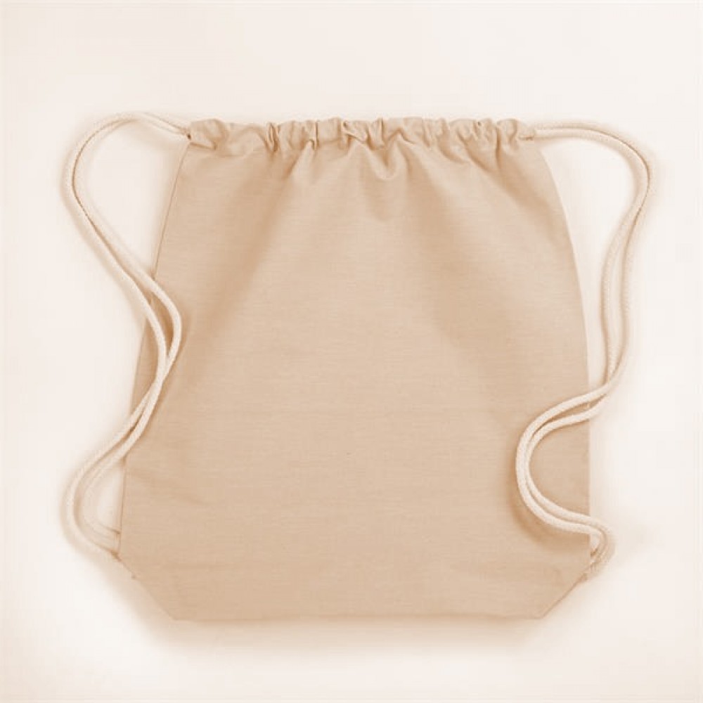 100% Cotton Drawstring Bag with Logo