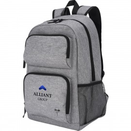 EarthTrendz 26L rPET Whitewater Laptop Backpack with Logo  EarthTrendz 26L rPET Whitewater Laptop Backpack with Logo