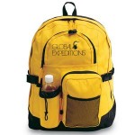 Backpack with 3 Zippered Compartments with Logo
