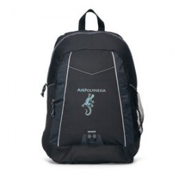 Logo Branded Impulse Backpack - Black