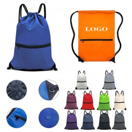 Drawstring Backpack Bag with Logo