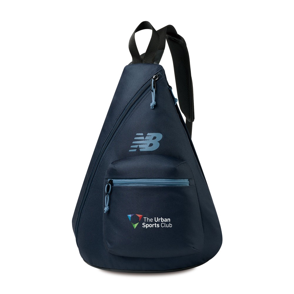 Custom New Balance Athletics LG Sling Bag - Navy Blue