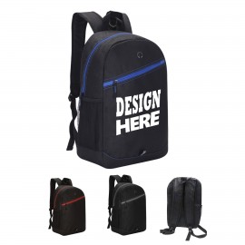 15.6 Inch Travel Laptop Backpack w/ Front Zipper Pocket with Logo  15.6 Inch Travel Laptop Backpack w/ Front Zipper Pocket with Logo