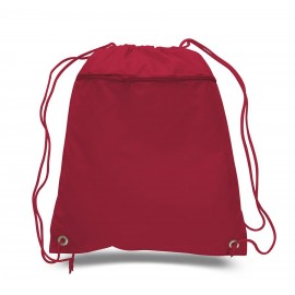 Personalized Polyester drawstring backpack