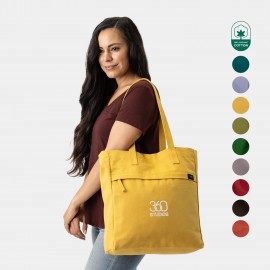 TERRA THREAD - Executive Work Tote Bag Sustainable GOTS & Fair Trade Certified with Logo