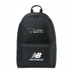 New Balance Logo Round Backpack - Black with Logo