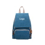Canvas School Backpack with Logo