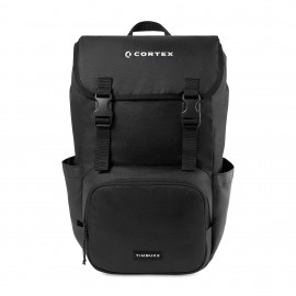Custom Timbuk2 City Compass Flap Backpack - Jet Black
