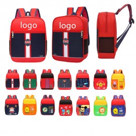 Logo Branded Kindergarten School Bag Student Backpack  Logo Branded Kindergarten School Bag Student Backpack