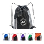 210D cinch back pack with Logo