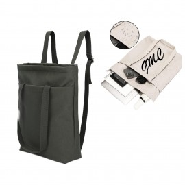 Personalized Canvas Backpack With Handle  Personalized Canvas Backpack With Handle