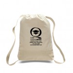 Canvas Sports Backpack - Overseas - Natural with Logo