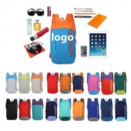 Logo Branded Mini Backpack Hiking Small Bookbag