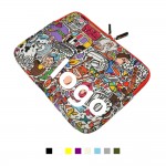 Promotional Dye Sublimation Laptop Sleeve Bag With Zipper Closure