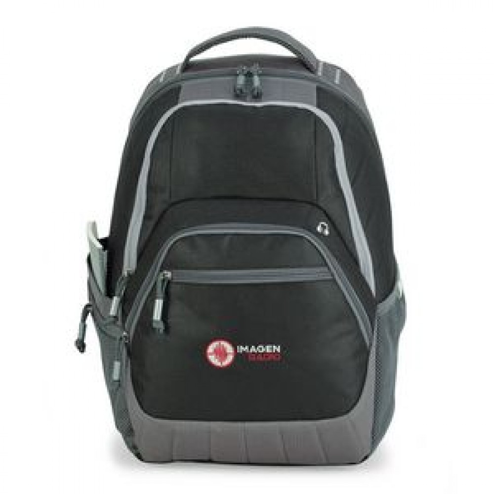 Personalized Rangeley Deluxe Laptop Backpack - Black