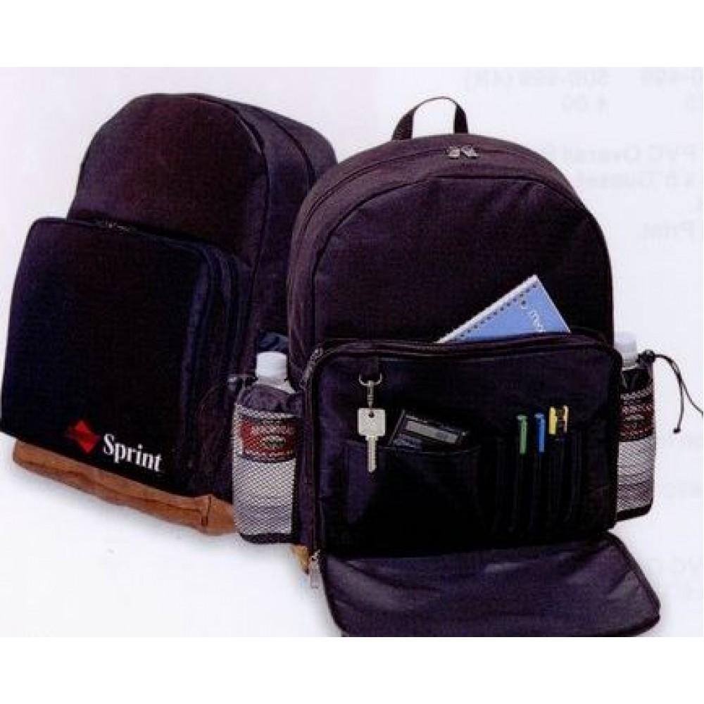 Customized Travel Backpack w/Bottle Holders