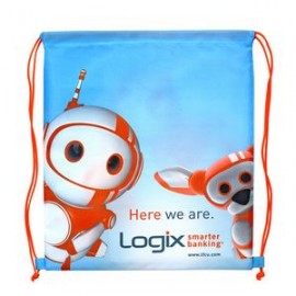 Customized Custom 210D Polyester Full-Color Sublimated Drawstring Backpack Cinch Bag 14.75"x 16.5"  Customized Custom 210D Polyester Full-Color Sublimated Drawstring Backpack Cinch Bag 14.75"x 16.5"