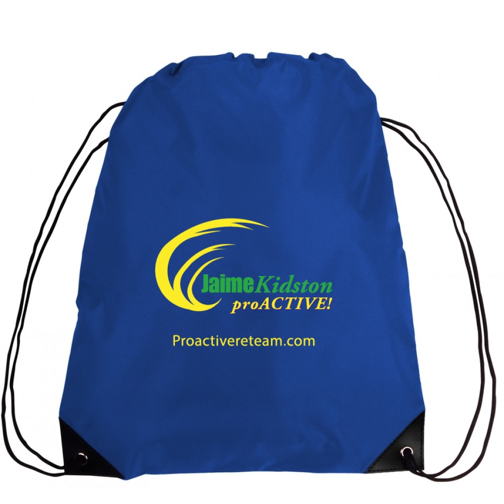 Logo Branded Economical Sports Nylon Backpack