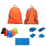 Outdoor Folding Waterproof Backpack Custom Embroidered