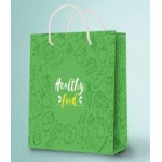 Small Laminated Eurotote Bag - Full Color Print(9" H X 7" W X 3.25" D") with Logo