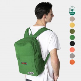 TERRA THREAD - Earth Backpack sustainable GOTS & Fair Trade Certified with Logo