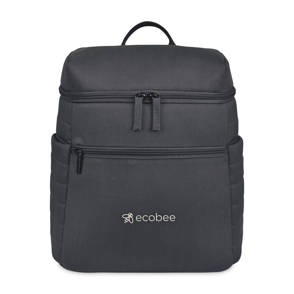 Aviana Bamboo Backpack Cooler - Black Sand with Logo
