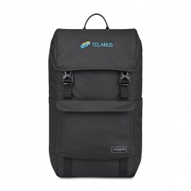 Logo Branded American Tourister Embark Laptop Backpack - Black