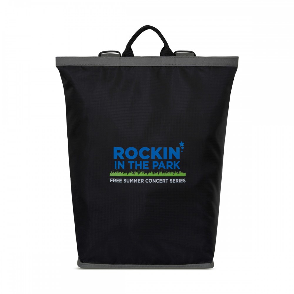 Camden Backpack - Black Custom Printed Camden Backpack - Black Custom Printed