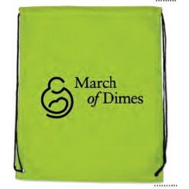 Large Drawstring Backpack with Logo  Large Drawstring Backpack with Logo