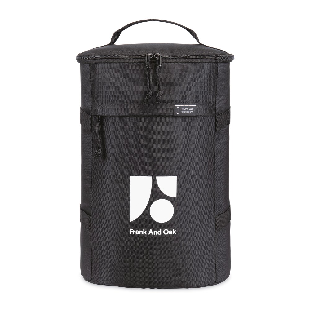 Renew rPET Backpack Cooler - Black with Logo