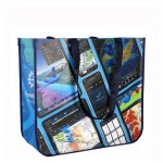 Personalized Custom 135g Laminated Non-Woven Round Cornered Promotional Tote Bag 16"x14"x6"