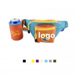 Custom Embroidered Sports Waist Bag With Bottle Cooler